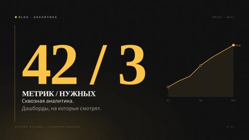 Какие метрики смотреть в первую очередь